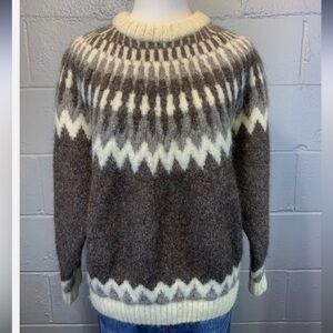 Vintage Lands End Fair Isle Sweater